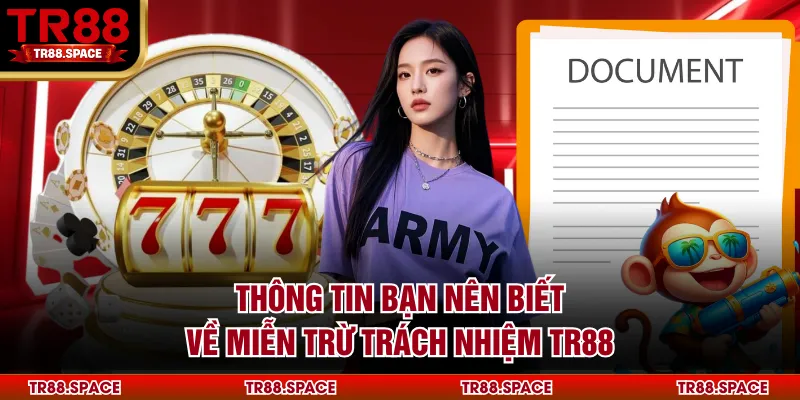 Thông tin bạn nên biết về miễn trừ trách nhiệm TR88
